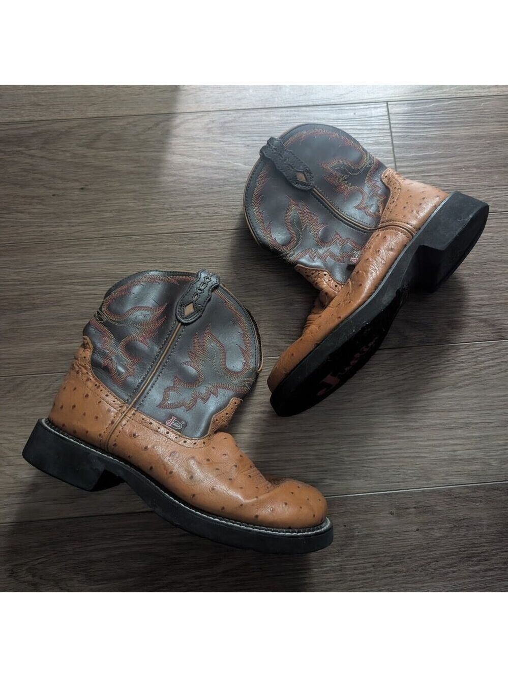 Justin | Gypsy Western Boot In Ostrich